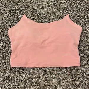pink tank top